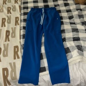 Royal blue figs scrub pants size M, Lola TALL